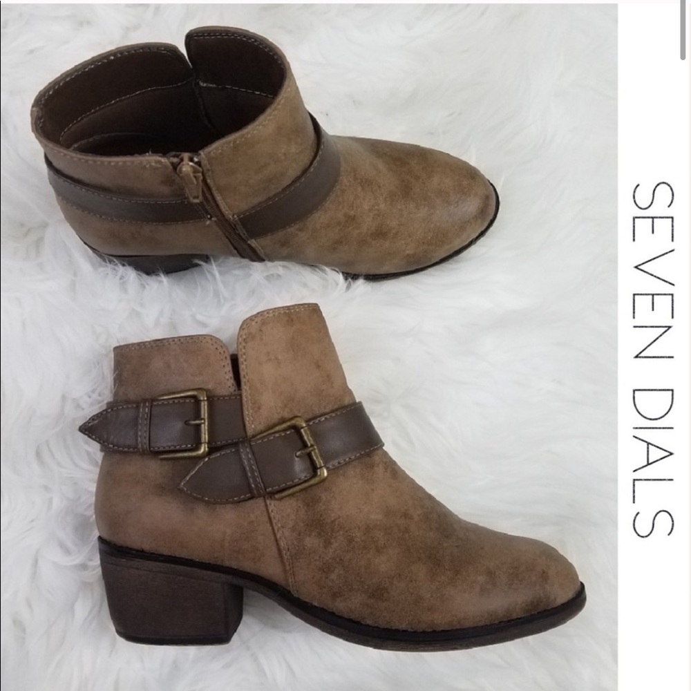 SEVEN DIALS Stone Yosepha Booties Ankle Boots 7.5